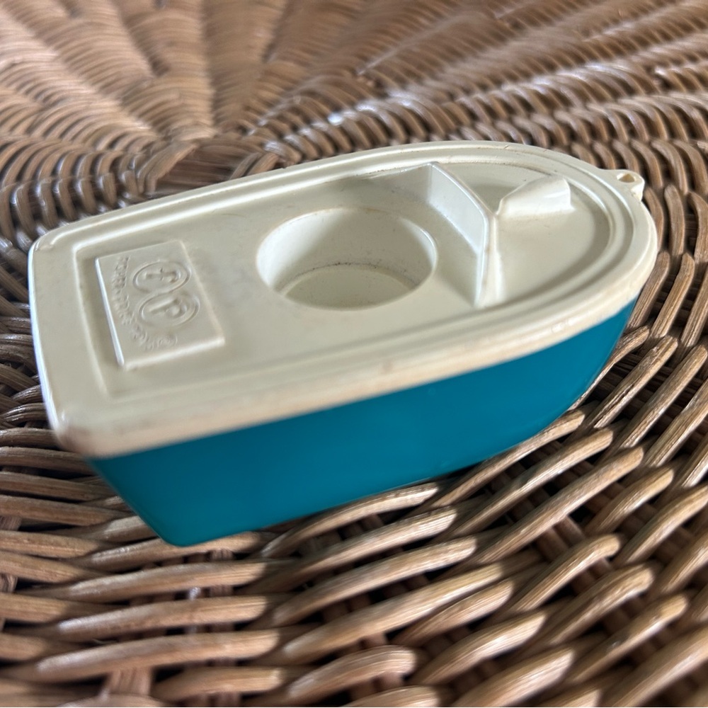 Fisher-Price Blue and White Toy Boat